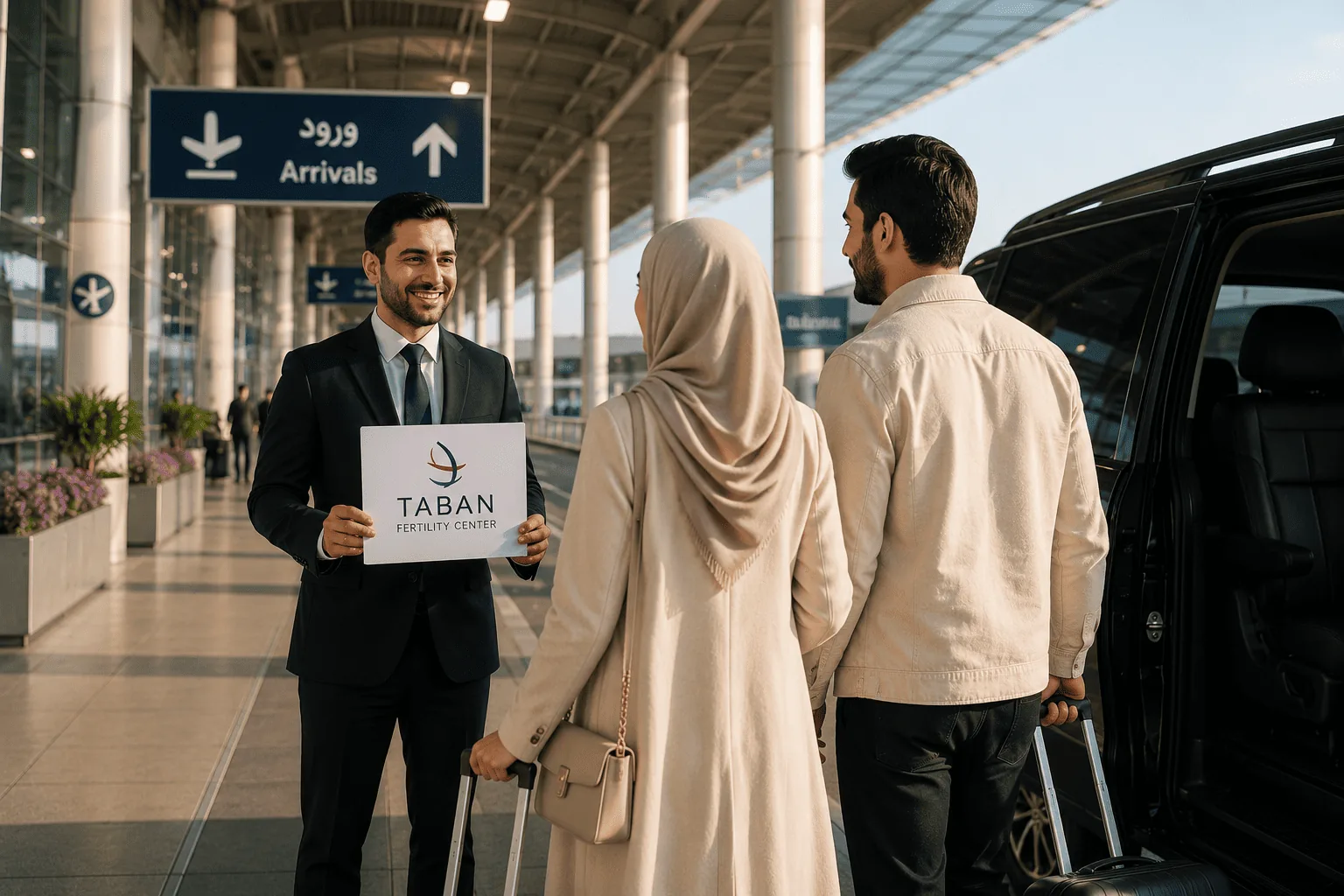 استقبال فرودگاهی بیماران بین‌الملل